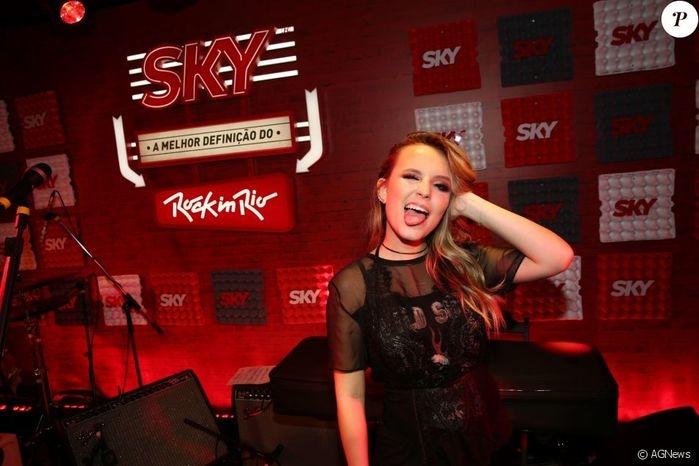 Larissa Manoela no Rock in Rio (Crédito: Agência News)