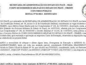 Concurso Corpo de Bombeiros com 110 vagas inicia inscrições segunda