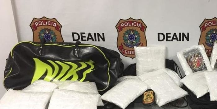 Polícia Federal prende grupo com 20 kg de cocaína no Rio