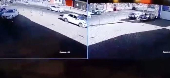 Momento em que a vítima foi abordada (Crédito: Reprodução )