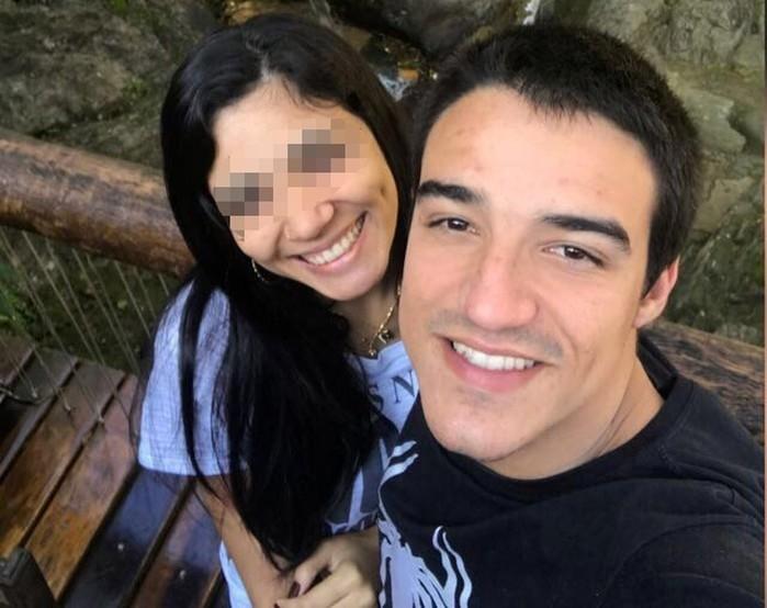 Policial e a namorada, pivô do crime passional (Crédito: Arquivo pessoal)
