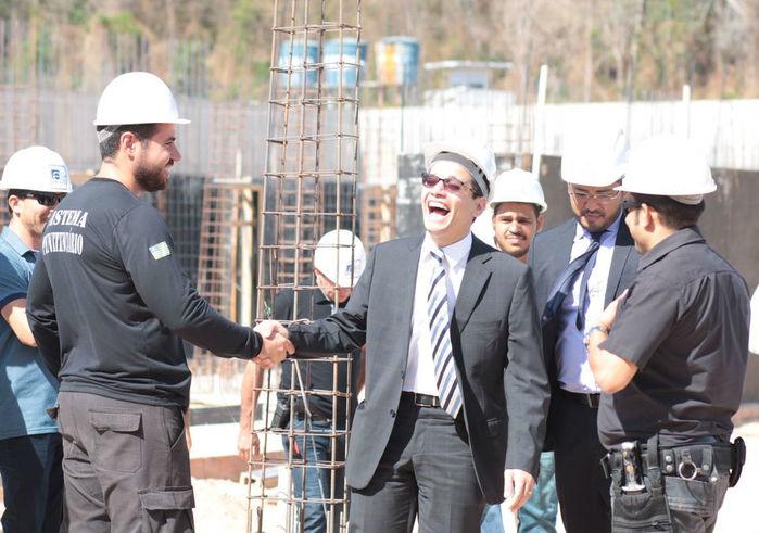 Secretário de Justiça visita obras (Crédito: Sejus)