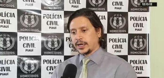 Delegado Igor Martins, da Delegacia de Homicídios (Crédito: Rede Meio Norte)