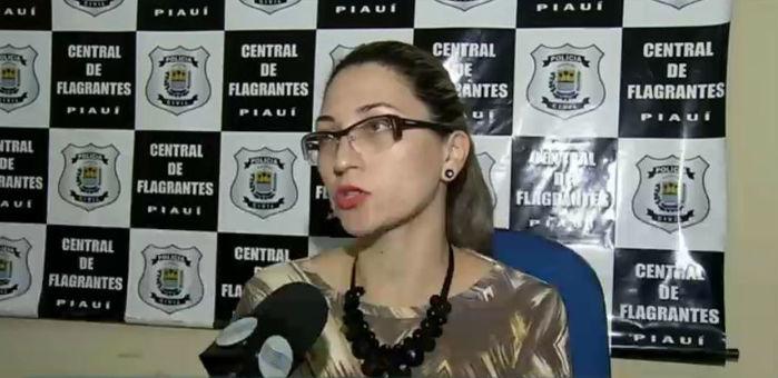 Delegada Ana Luiza, da Central de Flagrantes (Crédito: Rede Meio Norte)