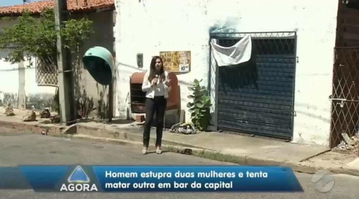 Local onde ocorreu os dois estupros (Crédito: Rede Meio Norte)