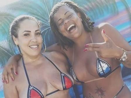 Tati Quebra Barraco encontra ‘Bibi’ da vida real em tarde de bronze