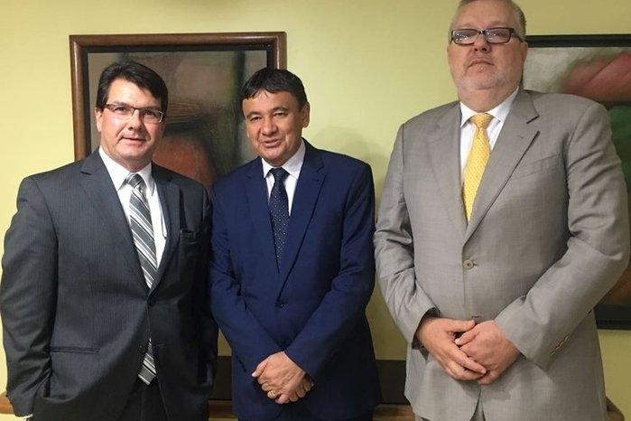 Wellington Dias durante reunião em Brasília (Crédito: Divulgação)