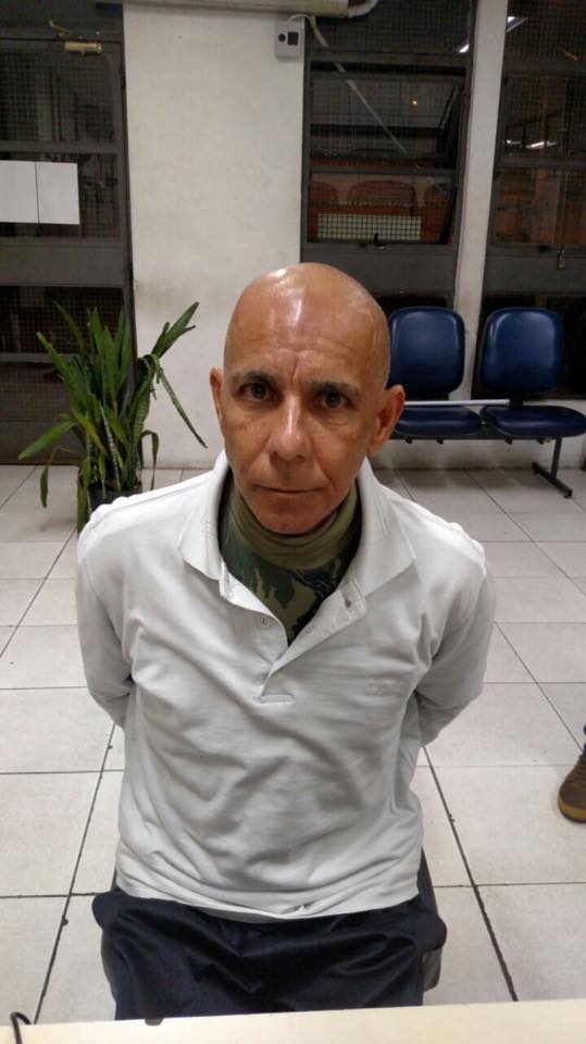 Criminoso foi preso em flagrante (Crédito: Reprodução/Polícia Militar)