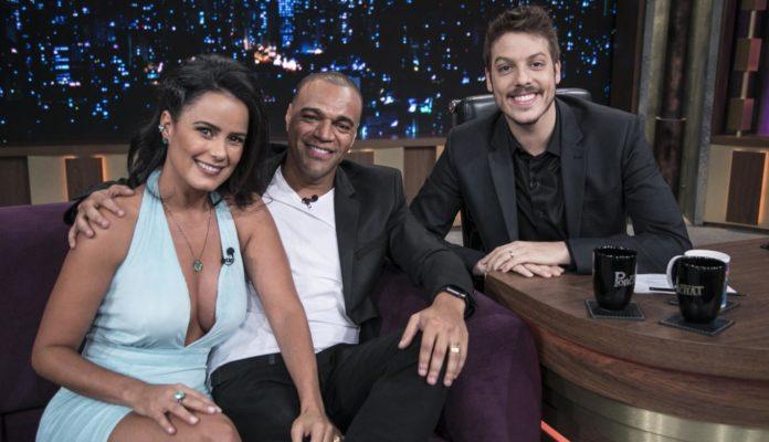Luciele e Denilson foram os convidados de Porchat (Crédito: Reprodução)