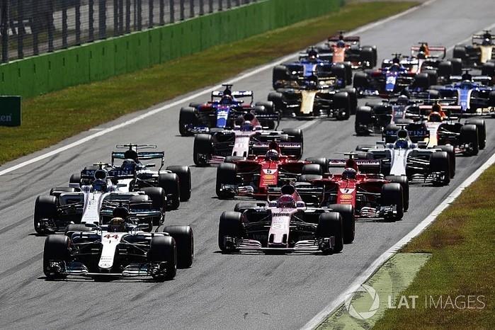 Fórmula 1 no circuito de Monza (Crédito: Lat Images)
