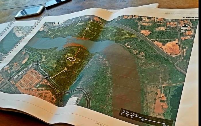 Visão ampliada da abrangência do Parque Floresta Fóssil (Crédito: Prefeitura de Teresina)