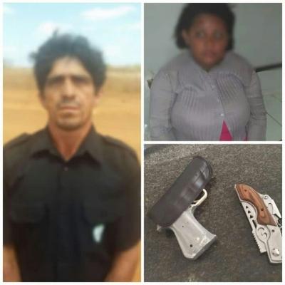 Casal foi preso durante blitz (Crédito: Reprodução)