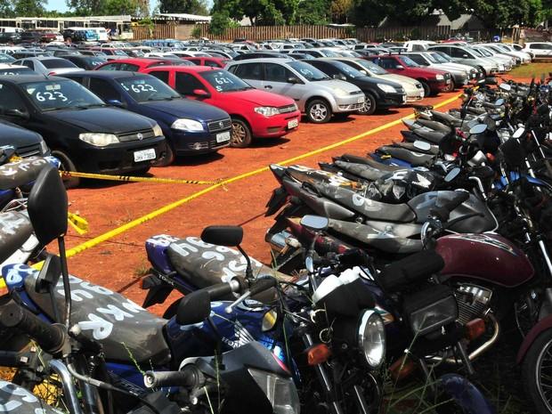 Serão 132 veículos, todos em condições de uso e circulação