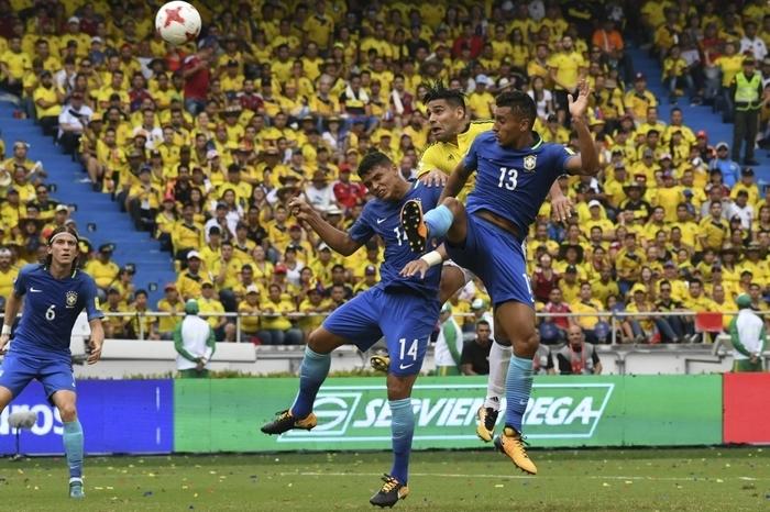 Brasil empata com Colômbia (Crédito: AFP)