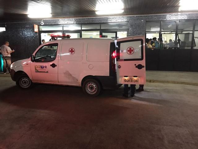 Hospital onde a estudante de medicina recebeu atendimento (Crédito: Kleber Teixeira/Inter TV Cabugi)