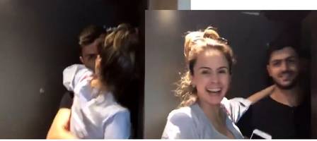 Ana Paula posa com novo namorado após ser flagrada por amiga