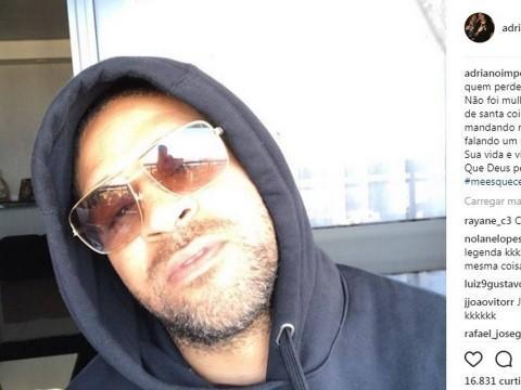 Adriano manda recado para ex-affair: ‘Não foi mulher suficiente"