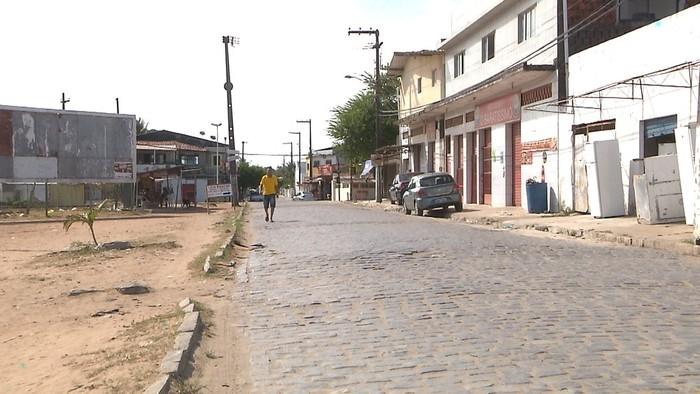 Crime aconteceu no início da tarde, no bairro do Renascer, em Cabedelo (Crédito: Reprodução/TV Cabo Branco)