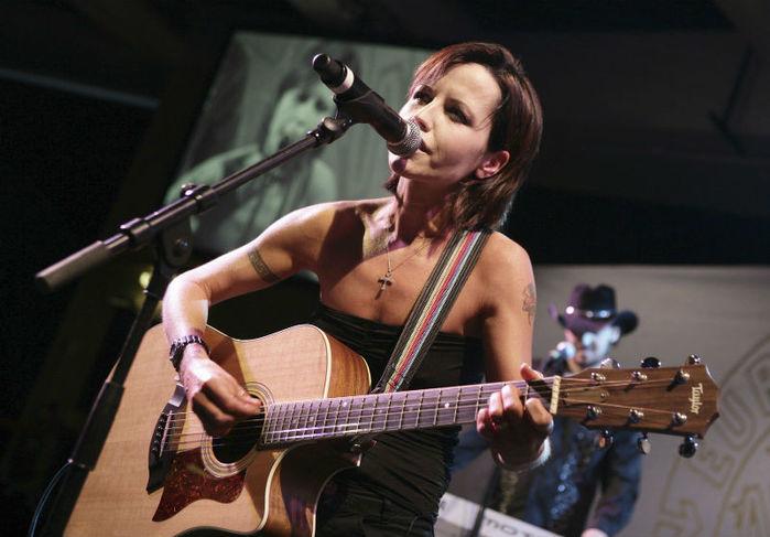 Dolores O'Riordan, vocalista da banda irlandesa The Cranberries (Crédito: AP Photo)