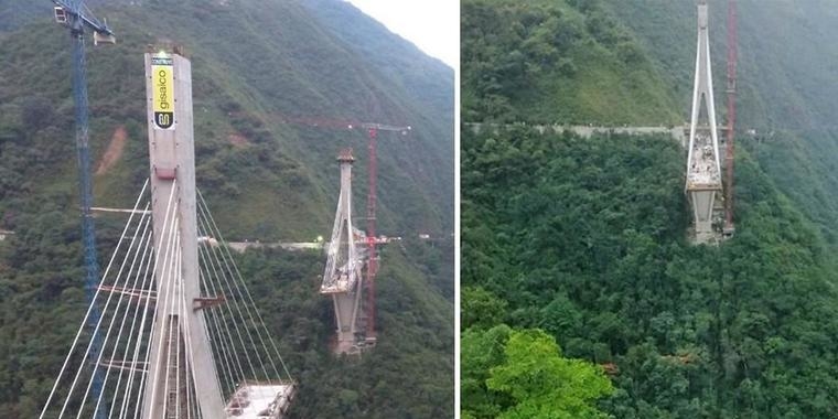 Sete pessoas morrem após ponte em construção desabar na Colômbia