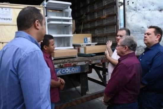 Entrega de equipamentos do Renova Saúde em Floriano (Crédito: Thiago Luiz)