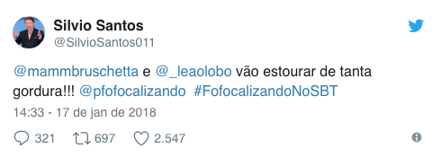 Silvio Santos cria perfil no Twitter e tira sarro de apresentadores