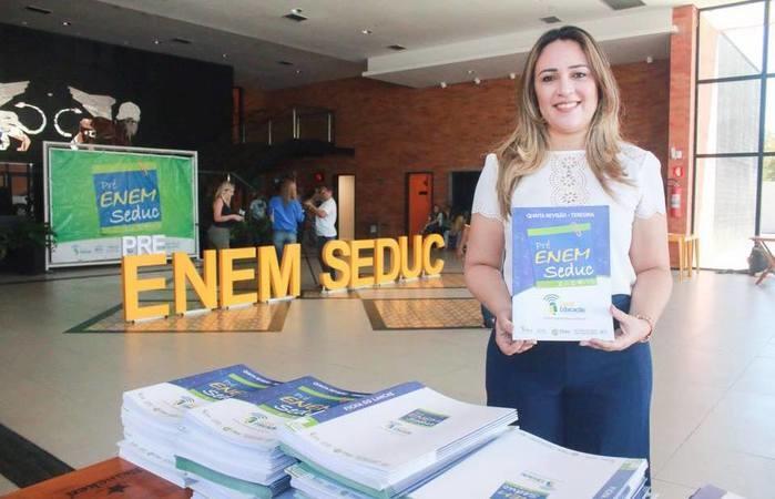 Secretária da Educação, Rejane Dias (Crédito: Seduc)