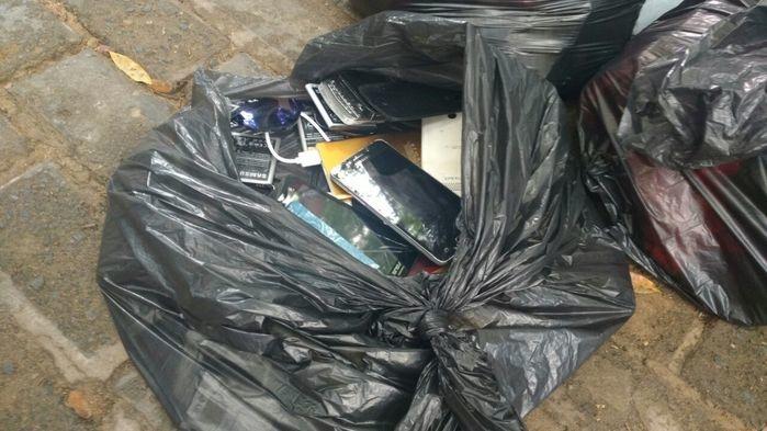 Celulares apreendidos no Centro de Teresina