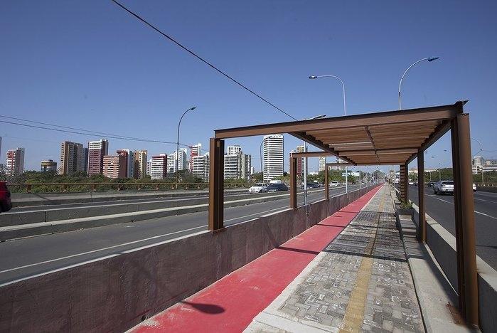 Ponte do meio, em Teresina (Crédito: Reprodução )