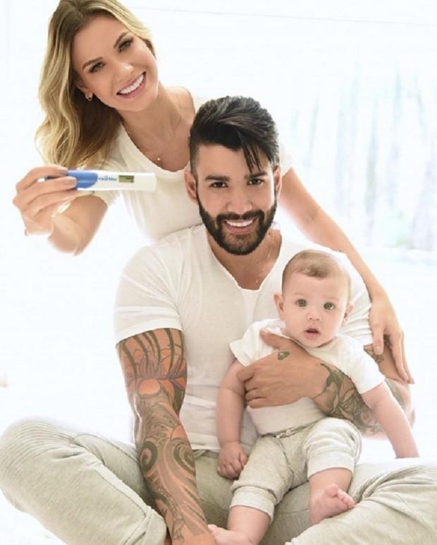 Gusttavo Lima e Andressa Suita anunciam segunda gravidez