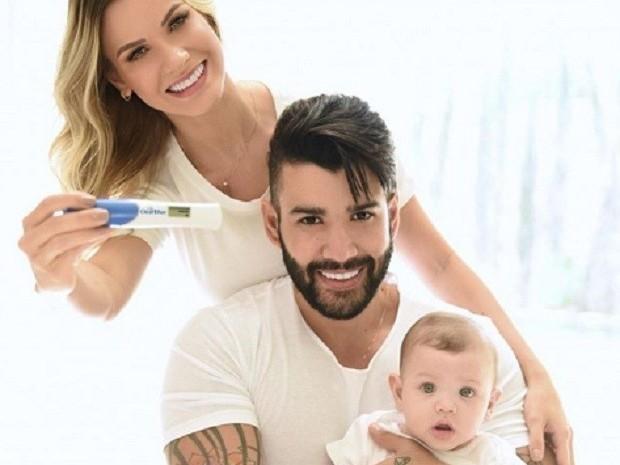 Gusttavo Lima e Andressa Suita anunciam segunda gravidez