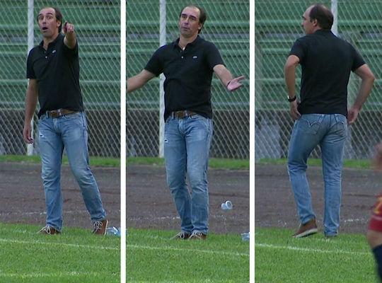 Paulo Baier afirma que sofreu no banco na sua estreia como técnico