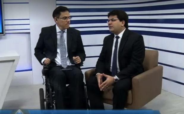 Rafael Fonteles no Jornal Agora (Crédito: Reprodução )