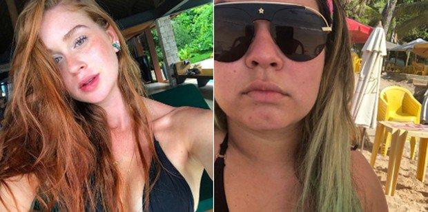 Marília Mendonça posta foto e se compara a Marina Ruy Barbosa