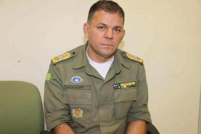 Comandante da PM, coronel Carlos Augusto, (Crédito: Arquivo/Meio Norte)