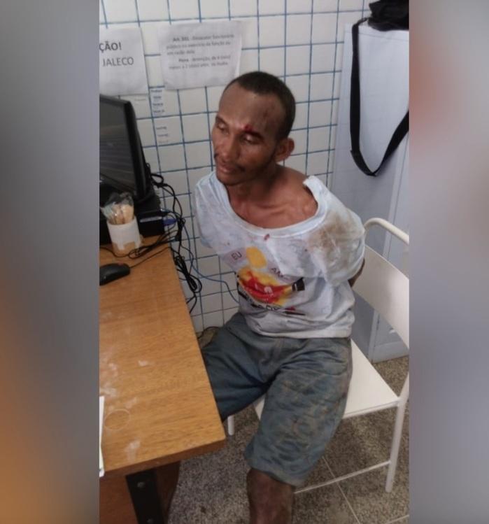 Acusado de agredir a esposa (Crédito: Reprodução/TVMN)