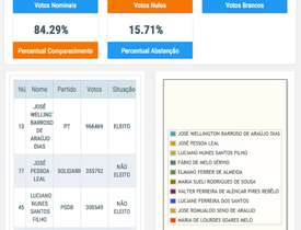 Em site, TRE-PI detalha resultado das eleições deste ano; acesse!
