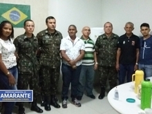Prefeitura de Amarante recebe equipe do Tenente da Junta Militar