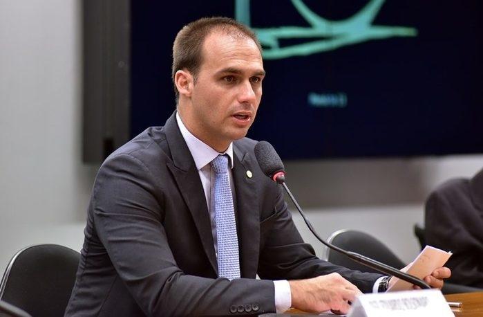 Eduardo Bolsonaro (Crédito: Zeca Ribeiro/Câmara dos Deputados)