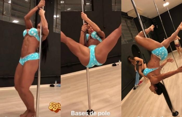 Gracyanne Barbosa é Elogiada Por Ousada Performance No Pole Dance 9265