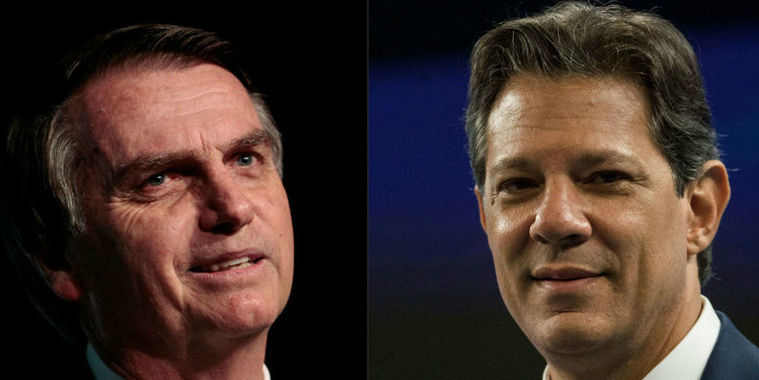 Bolsonaro tem 56%, e Haddad, 44% dos votos válidos, diz Datafolha