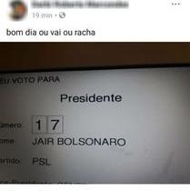 Eleitor é preso depois de postar no Facebook foto do voto na urna