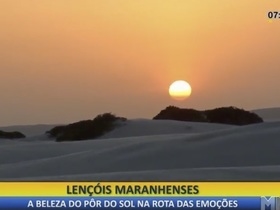 Novas Fronteiras: a beleza do pôr do sol na Rota das Emoções