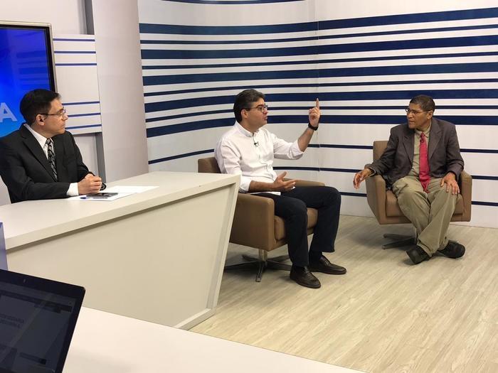 Luciano Nunes é sabatinado (Crédito: W.Benário)