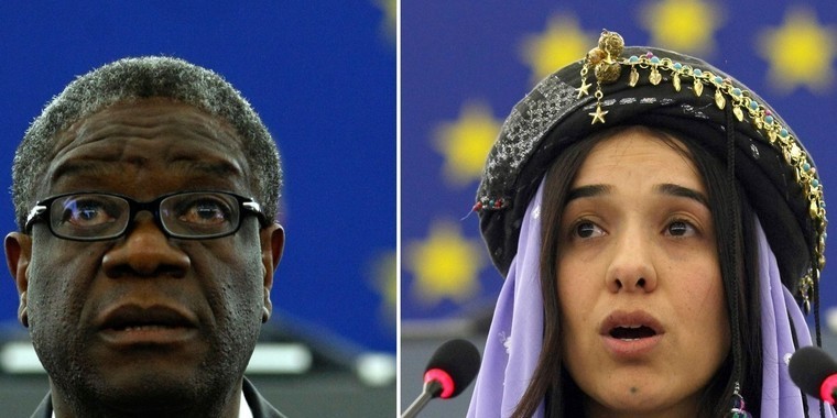 Nobel da Paz vai para ex-escrava sexual no Iraque e ginecologista