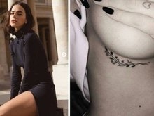 Bruna Marquezine faz tattoo embaixo de seio durante férias em Paris