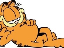 Mulher pede gato emprestado para fazer papel de Garfield em jantar