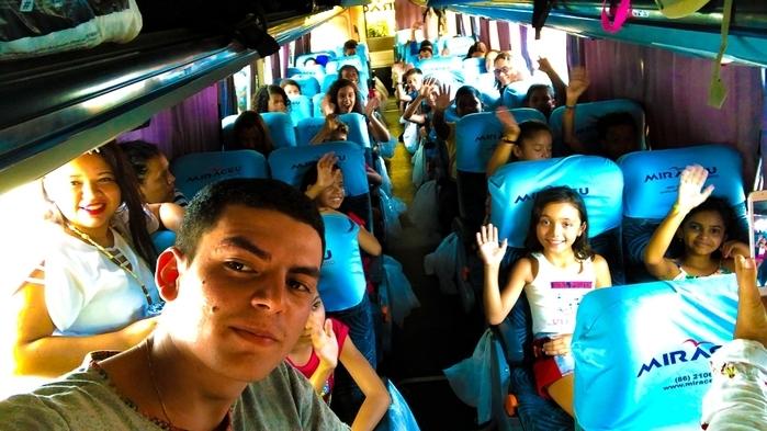 Ao encontro da Vida: excursão dos campeões para atividades práticas do Programa UNESCO de educação para a sustentabilidade. (Crédito: João Lucas Rocha de Castro)