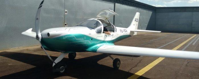 Avião elétrico desenvolvido pela ACS Aviation (Crédito: Divulgação)