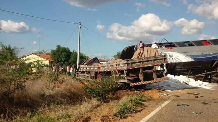  Acidente em Campos Sales deixa mortos e feridos  (Crédito: SSPDS/Divulgação )
